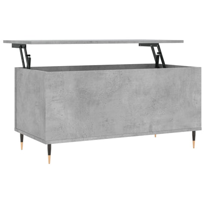 Couchtisch Betongrau 90x44,5x45 cm Holzwerkstoff - Pazzar.ch
