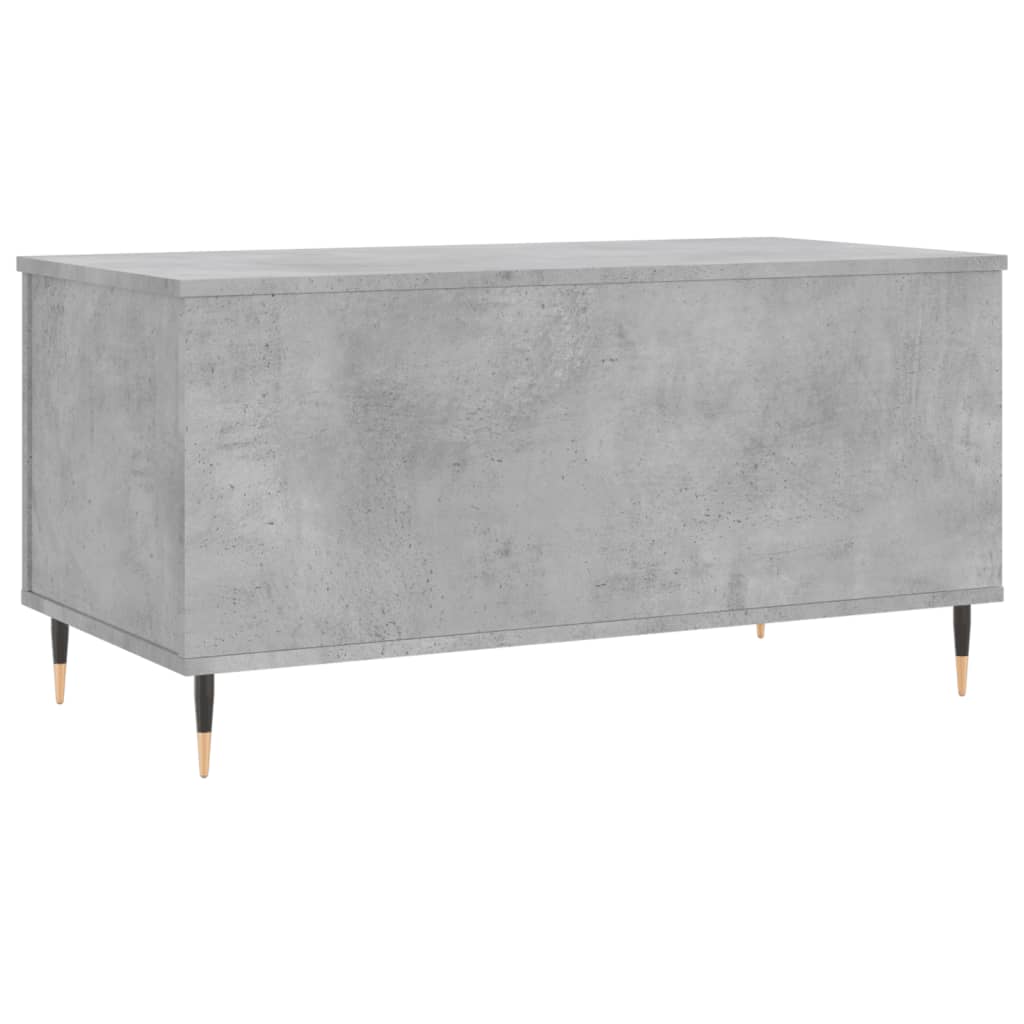 Couchtisch Betongrau 90x44,5x45 cm Holzwerkstoff - Pazzar.ch