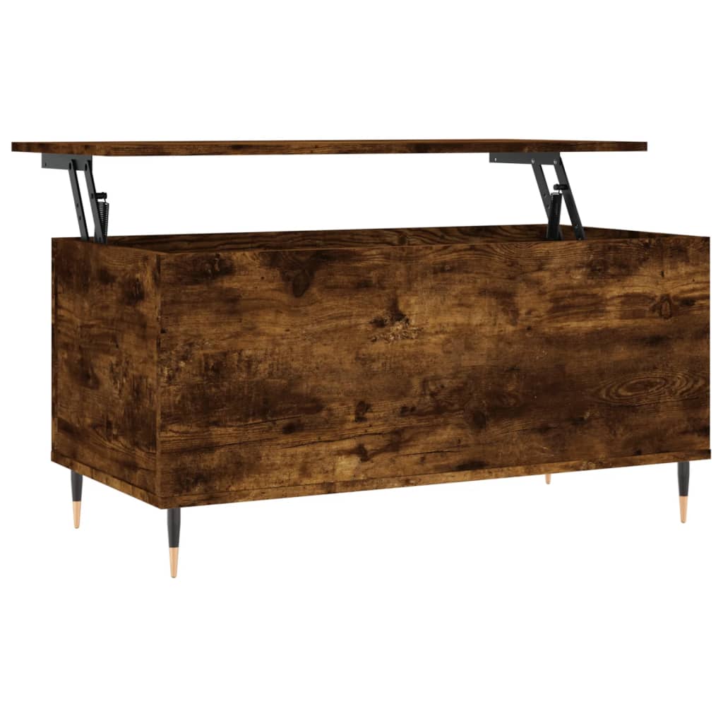Couchtisch Räuchereiche 90x44,5x45 cm Holzwerkstoff - Pazzar.ch