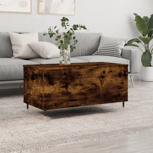 Couchtisch Räuchereiche 90x44,5x45 cm Holzwerkstoff - Pazzar.ch
