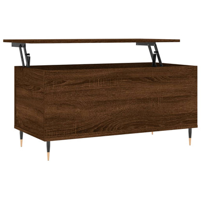 Couchtisch Braun Eichen-Optik 90x44,5x45 cm Holzwerkstoff - Pazzar.ch