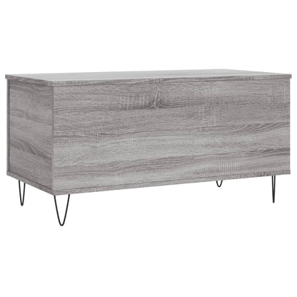 Couchtisch Grau Sonoma 90x44,5x45 cm Holzwerkstoff - Pazzar.ch