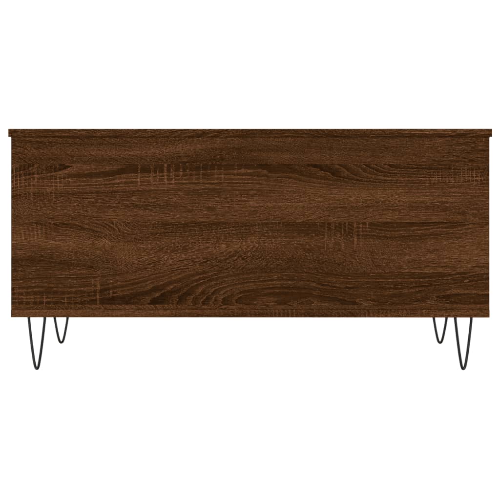 Couchtisch Braun Eichen-Optik 90x44,5x45 cm Holzwerkstoff - Pazzar.ch
