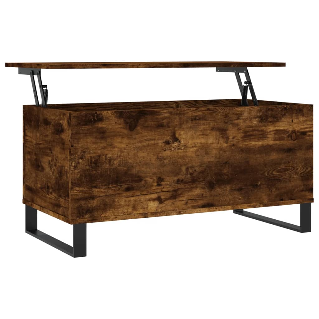 Couchtisch Räuchereiche 90x44,5x45 cm Holzwerkstoff - Pazzar.ch