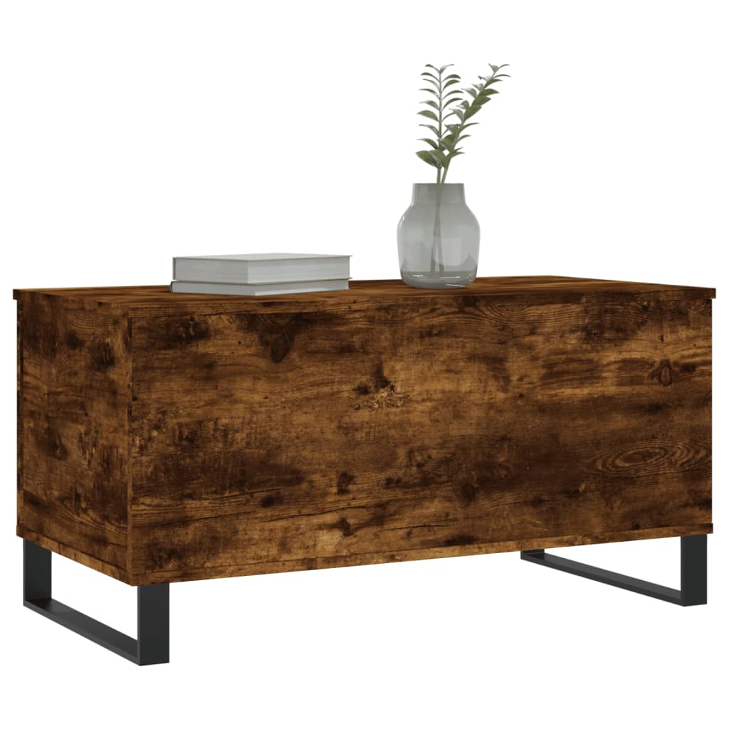 Couchtisch Räuchereiche 90x44,5x45 cm Holzwerkstoff - Pazzar.ch