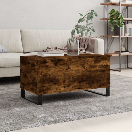 Couchtisch Räuchereiche 90x44,5x45 cm Holzwerkstoff - Pazzar.ch