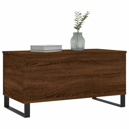 Couchtisch Braun Eichen-Optik 90x44,5x45 cm Holzwerkstoff - Pazzar.ch