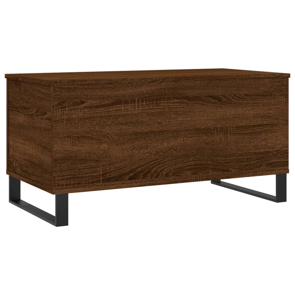 Couchtisch Braun Eichen-Optik 90x44,5x45 cm Holzwerkstoff - Pazzar.ch
