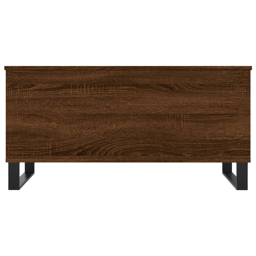 Couchtisch Braun Eichen-Optik 90x44,5x45 cm Holzwerkstoff - Pazzar.ch