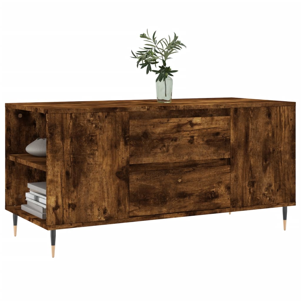 Couchtisch Räuchereiche 102x44,5x50 cm Holzwerkstoff - Pazzar.ch
