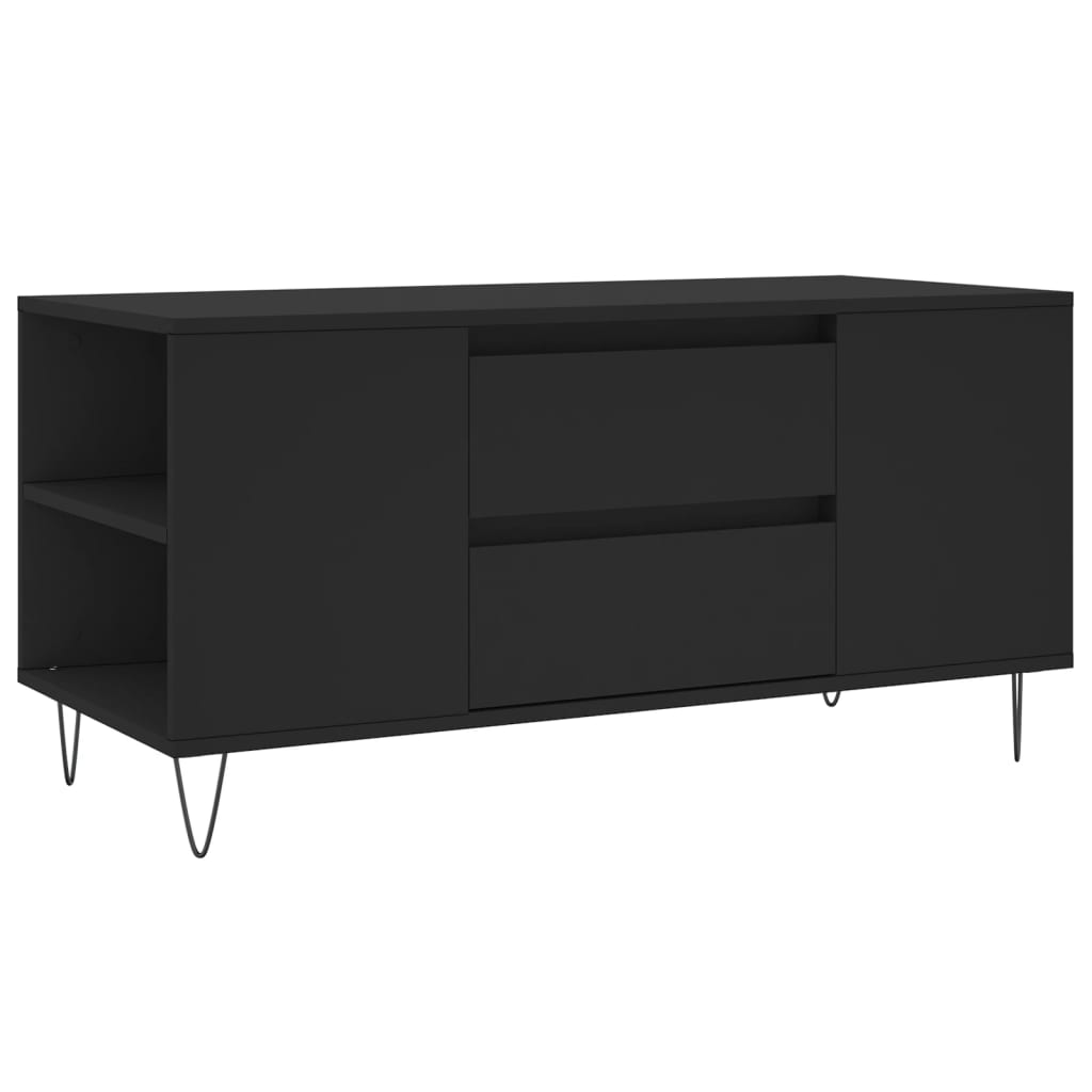 Couchtisch Schwarz 102x44,5x50 cm Holzwerkstoff - Pazzar.ch