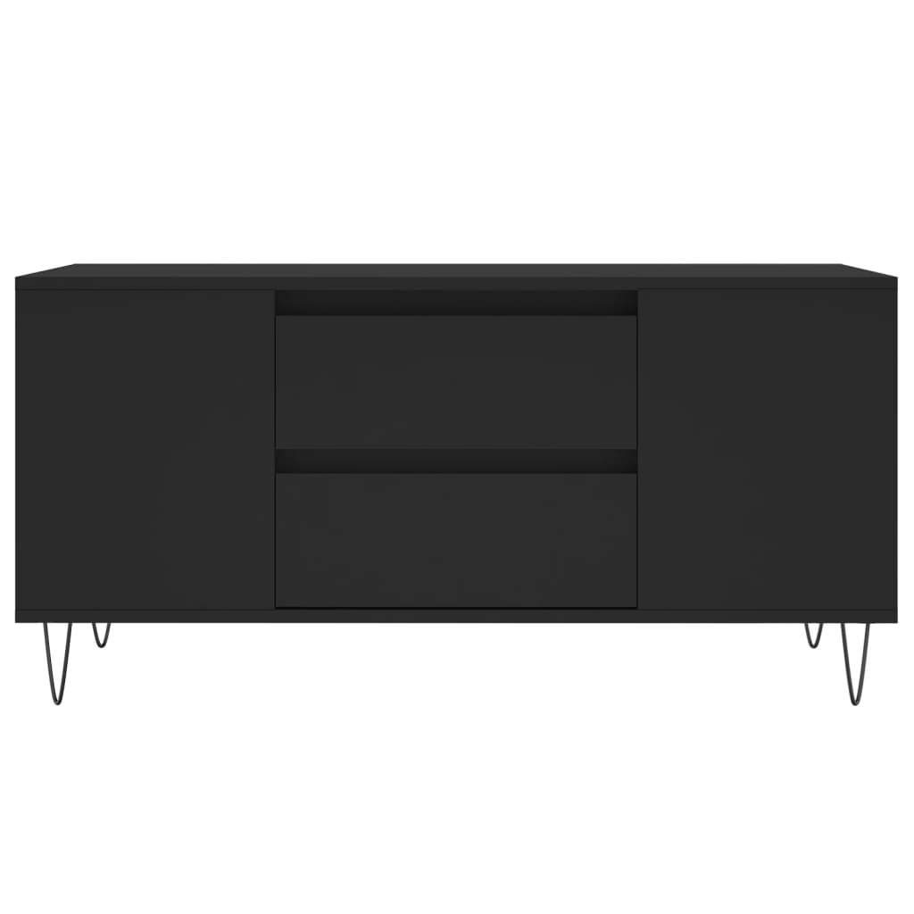 Couchtisch Schwarz 102x44,5x50 cm Holzwerkstoff - Pazzar.ch