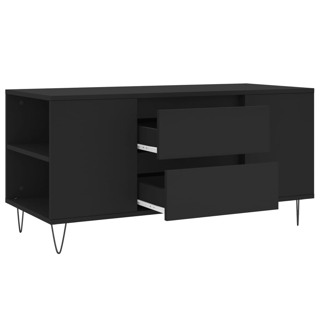 Couchtisch Schwarz 102x44,5x50 cm Holzwerkstoff - Pazzar.ch