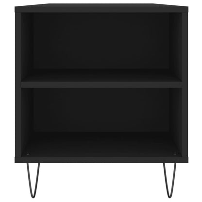 Couchtisch Schwarz 102x44,5x50 cm Holzwerkstoff - Pazzar.ch