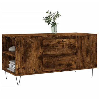 Couchtisch Räuchereiche 102x44,5x50 cm Holzwerkstoff - Pazzar.ch