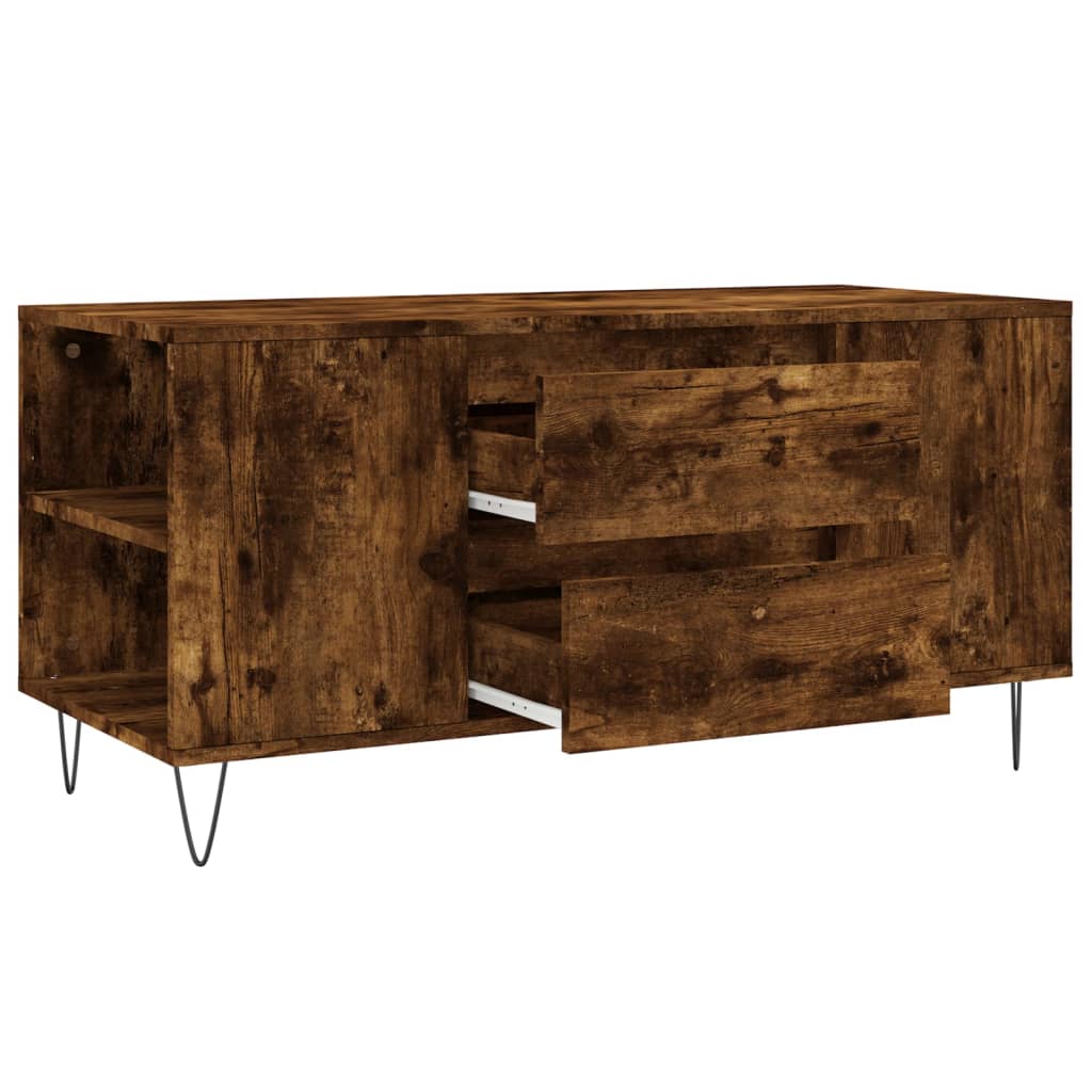 Couchtisch Räuchereiche 102x44,5x50 cm Holzwerkstoff - Pazzar.ch