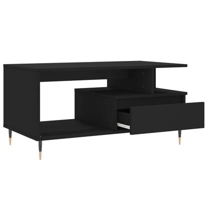 Couchtisch Schwarz 90x49x45 cm Holzwerkstoff - Pazzar.ch