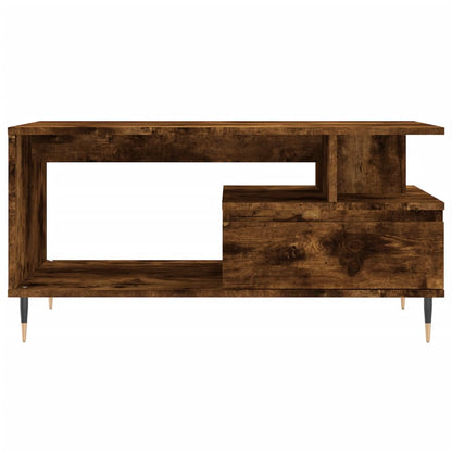 Couchtisch Räuchereiche 90x49x45 cm Holzwerkstoff - Pazzar.ch