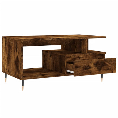 Couchtisch Räuchereiche 90x49x45 cm Holzwerkstoff - Pazzar.ch