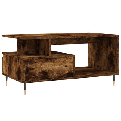 Couchtisch Räuchereiche 90x49x45 cm Holzwerkstoff - Pazzar.ch