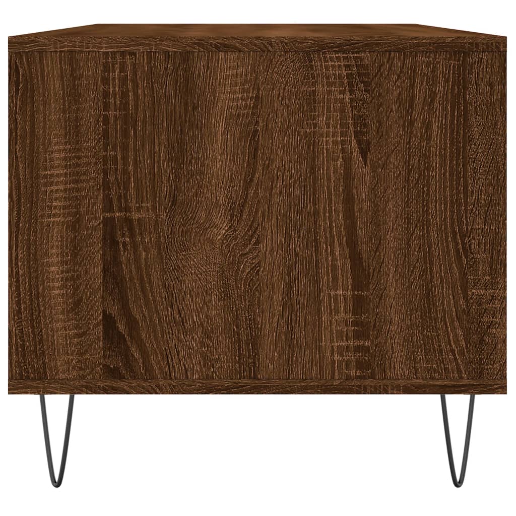 Couchtisch Braun Eichen-Optik 90x49x45 cm Holzwerkstoff - Pazzar.ch