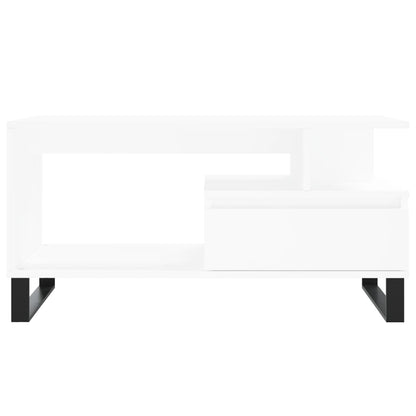Couchtisch Weiß 90x49x45 cm Holzwerkstoff - Pazzar.ch