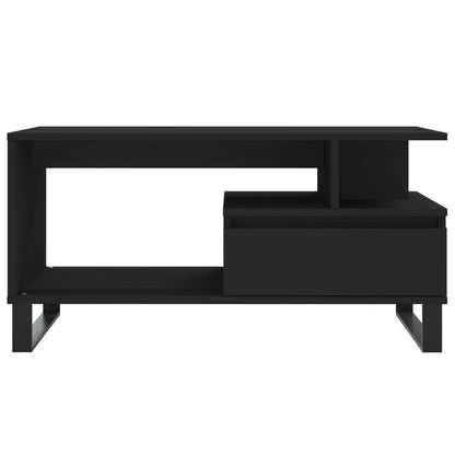 Couchtisch Schwarz 90x49x45 cm Holzwerkstoff - Pazzar.ch