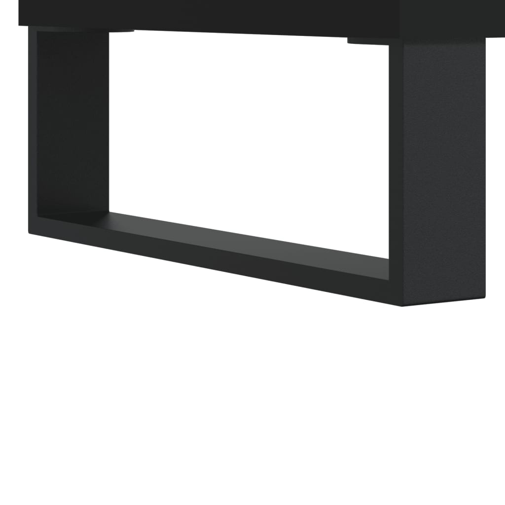 Couchtisch Schwarz 90x49x45 cm Holzwerkstoff - Pazzar.ch
