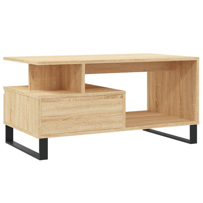 Couchtisch Sonoma-Eiche 90x49x45 cm Holzwerkstoff - Pazzar.ch