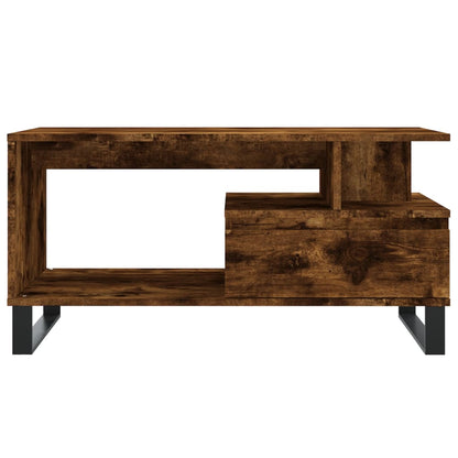 Couchtisch Räuchereiche 90x49x45 cm Holzwerkstoff - Pazzar.ch