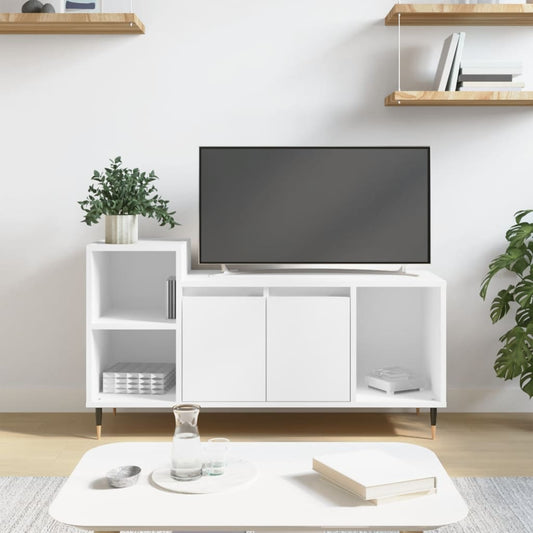 TV-Schrank Weiß 100x35x55 cm Holzwerkstoff - Pazzar.ch
