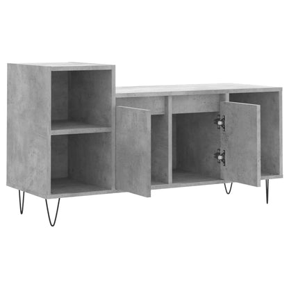 TV-Schrank Betongrau 100x35x55 cm Holzwerkstoff - Pazzar.ch