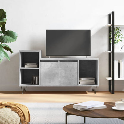 TV-Schrank Betongrau 100x35x55 cm Holzwerkstoff - Pazzar.ch