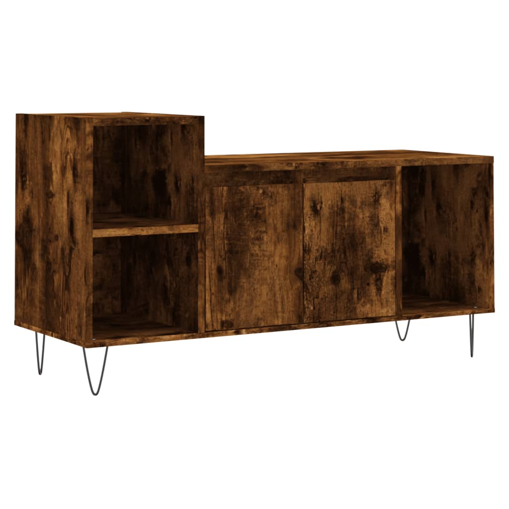 TV-Schrank Räuchereiche 100x35x55 cm Holzwerkstoff - Pazzar.ch