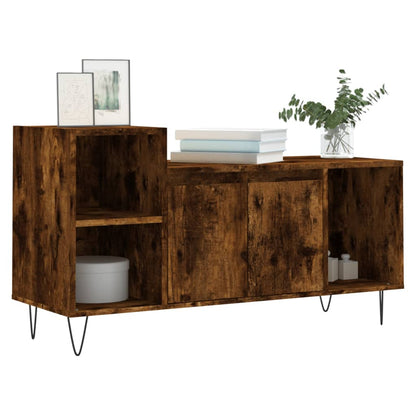 TV-Schrank Räuchereiche 100x35x55 cm Holzwerkstoff - Pazzar.ch