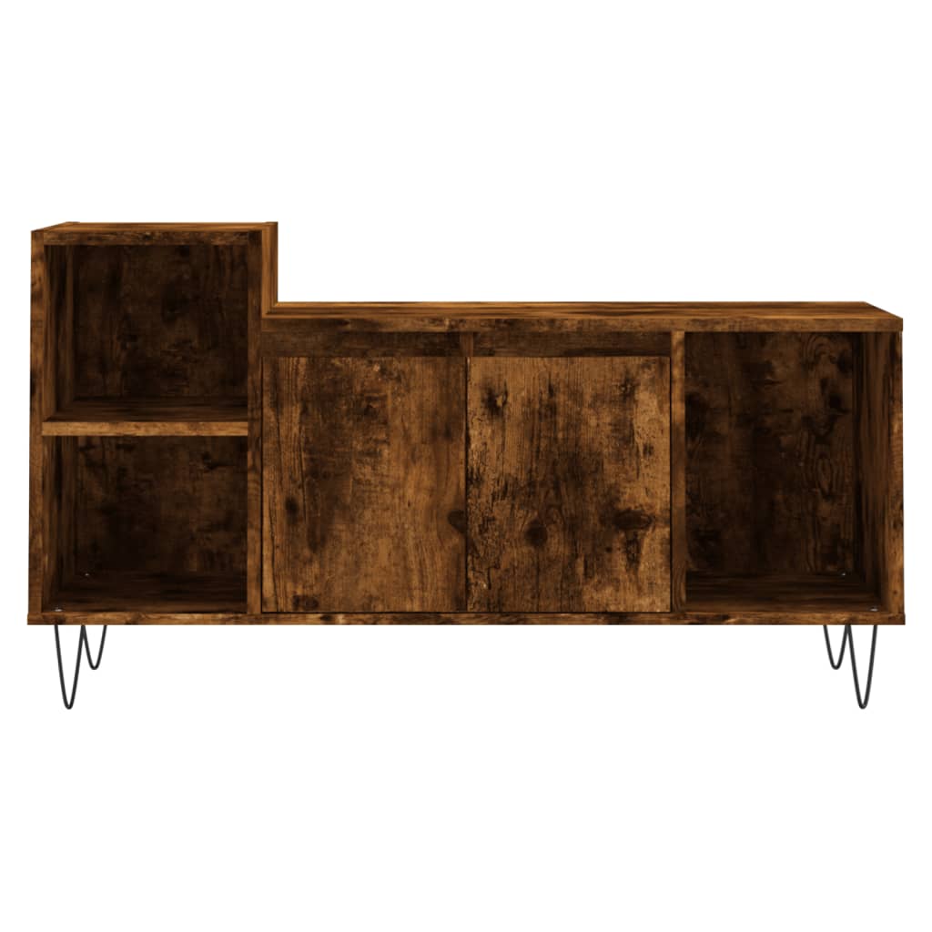 TV-Schrank Räuchereiche 100x35x55 cm Holzwerkstoff - Pazzar.ch