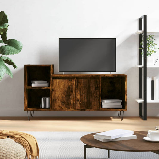 TV-Schrank Räuchereiche 100x35x55 cm Holzwerkstoff - Pazzar.ch