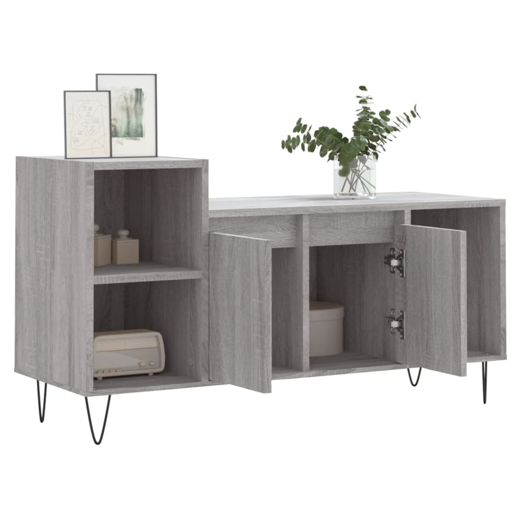 TV-Schrank Grau Sonoma 100x35x55 cm Holzwerkstoff - Pazzar.ch