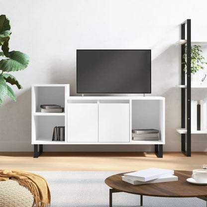 TV-Schrank Hochglanz-Weiß 100x35x55 cm Holzwerkstoff - Pazzar.ch