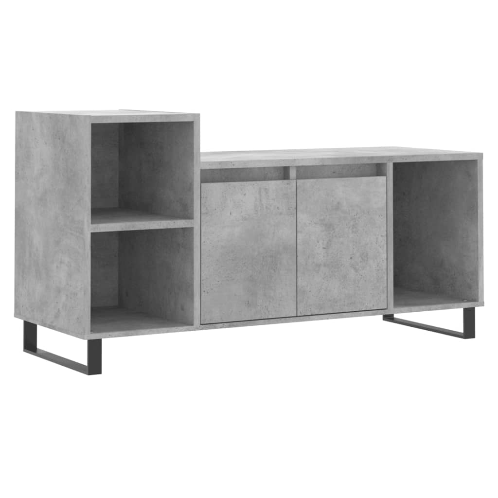 TV-Schrank Betongrau 100x35x55 cm Holzwerkstoff - Pazzar.ch