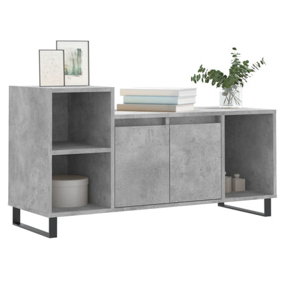 TV-Schrank Betongrau 100x35x55 cm Holzwerkstoff - Pazzar.ch