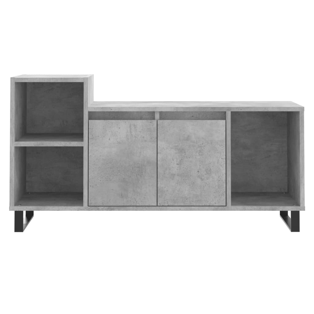 TV-Schrank Betongrau 100x35x55 cm Holzwerkstoff - Pazzar.ch