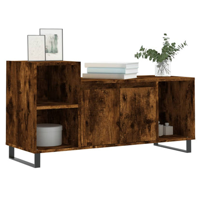 TV-Schrank Räuchereiche 100x35x55 cm Holzwerkstoff - Pazzar.ch