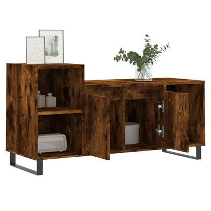 TV-Schrank Räuchereiche 100x35x55 cm Holzwerkstoff - Pazzar.ch