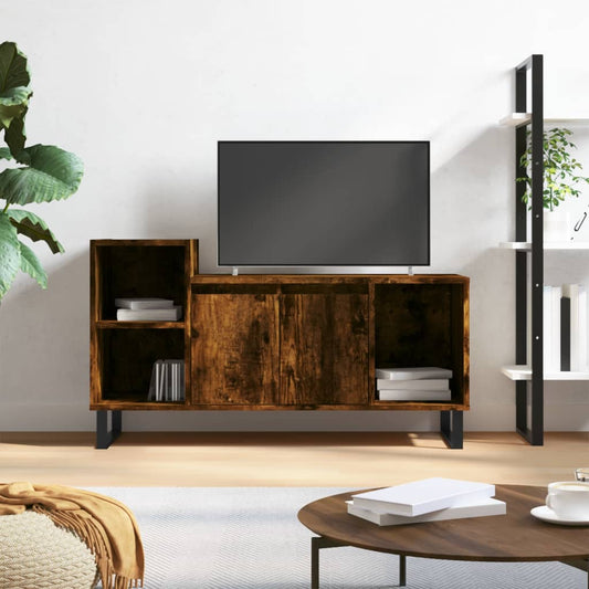 TV-Schrank Räuchereiche 100x35x55 cm Holzwerkstoff - Pazzar.ch