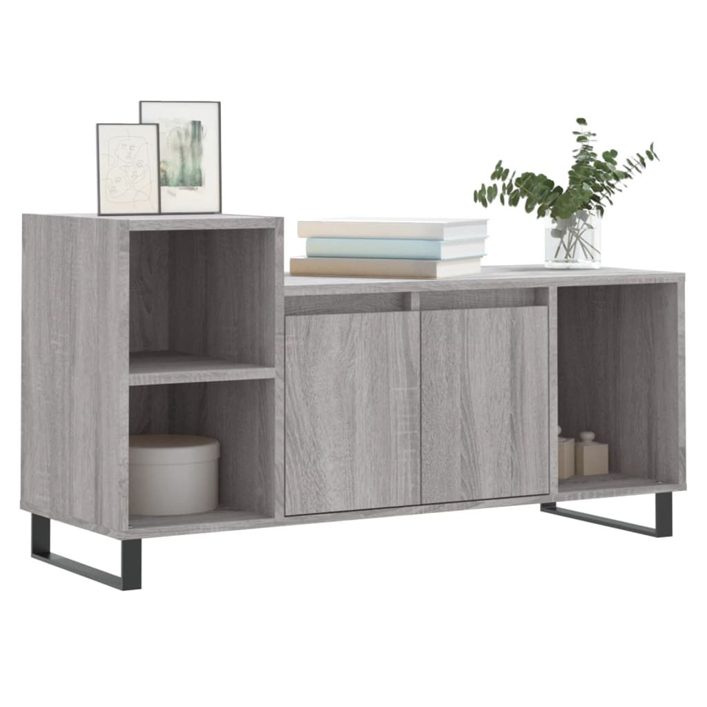 TV-Schrank Grau Sonoma 100x35x55 cm Holzwerkstoff - Pazzar.ch