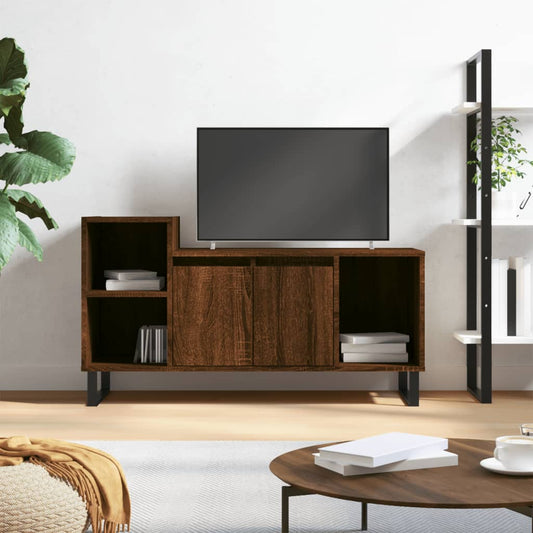 TV-Schrank Braun Eichen-Optik 100x35x55 cm Holzwerkstoff - Pazzar.ch