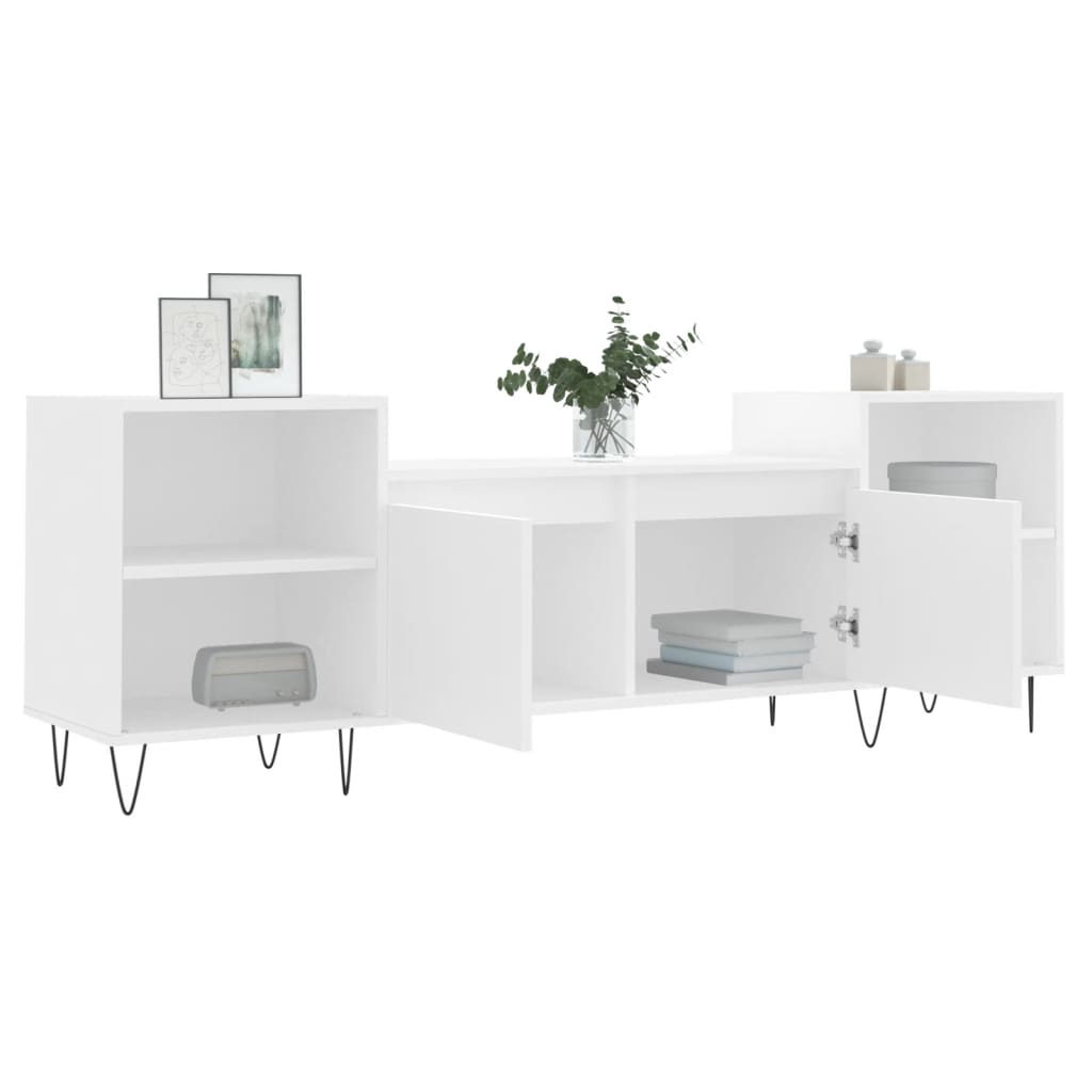TV-Schrank Weiß 160x35x55 cm Holzwerkstoff - Pazzar.ch