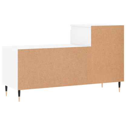 Schuhregal Hochglanz-Weiß 102x36x60 cm Holzwerkstoff - Pazzar.ch