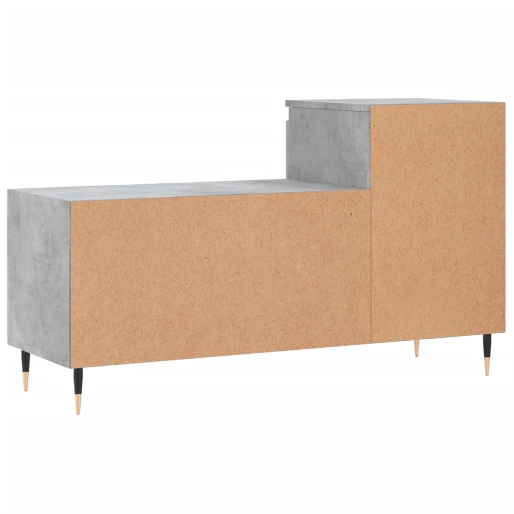 Schuhregal Betongrau 102x36x60 cm Holzwerkstoff - Pazzar.ch